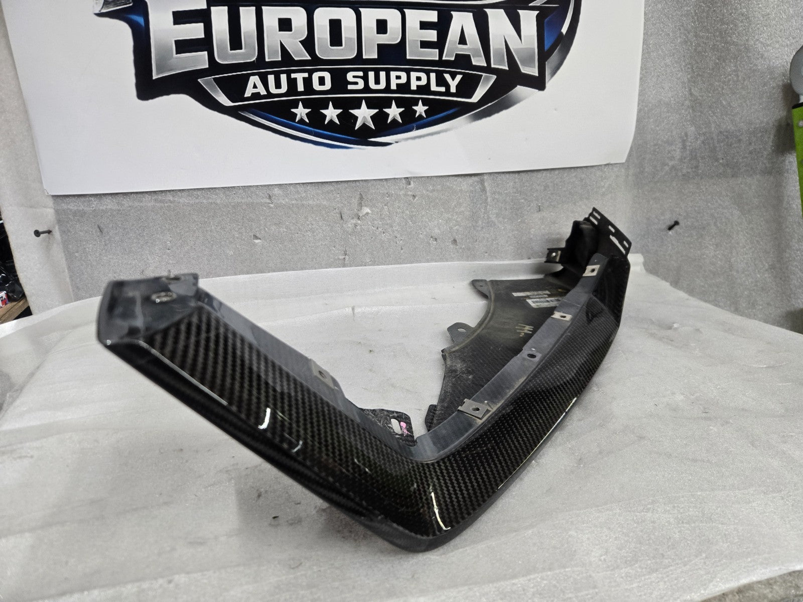 Lamborghini Urus Front Bumper LH Left 4ML807059A Carbon Lip Section OEM Genuine
