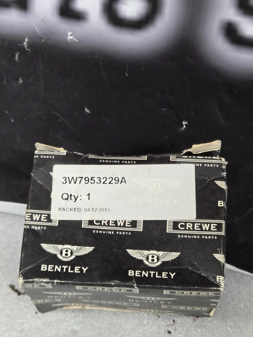 GENUINE BENTLEY Continental Convertible Roof Top Stow Box Micro Sw 3W7953229A