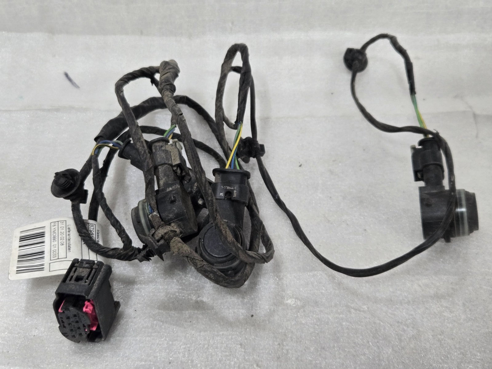 2019-2023 BMW X3 X4 REAR BUMPER PARKING SENSOR HARNESS OEM w/ Sensors 8795110