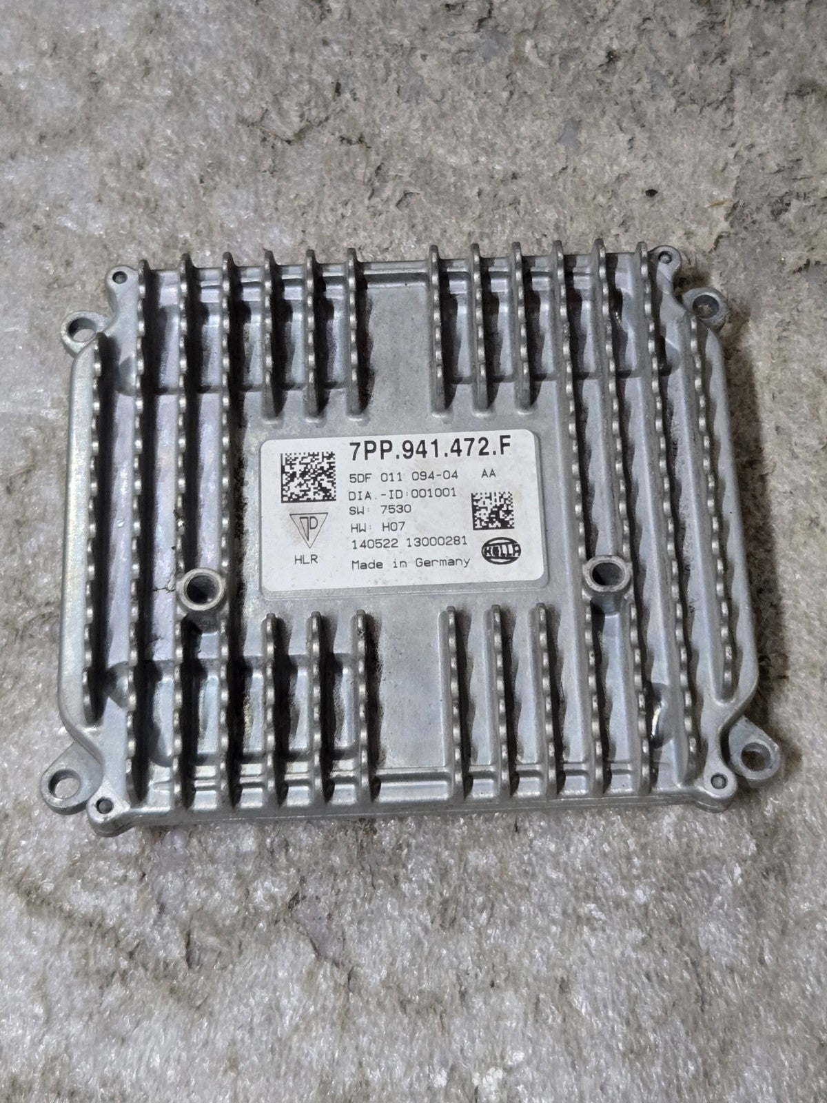 2016-2018 A3 A6 A7 A8 HEADLIGHT HEADLAMP BALLAST CONTROL MODULE OEM 7PP941472F