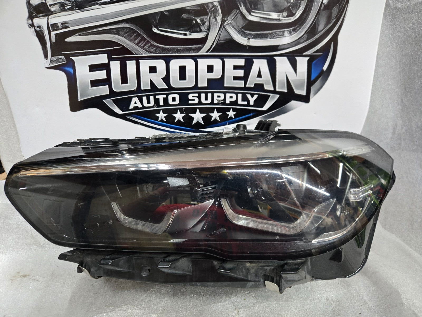 2019-2023 BMW X5 X6 G05 G06 Left Driver LED Headlight OEM 63117933337 COMPLETE!!
