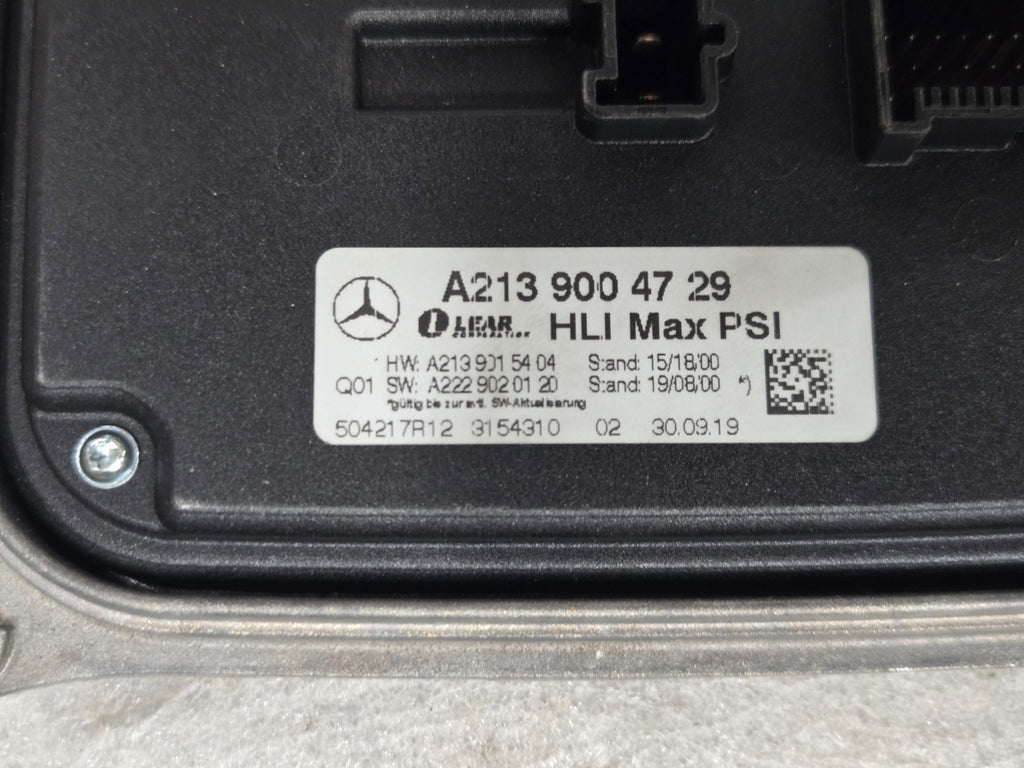 2017-2020 Mercedes E Class W213 Headlight Ballast Module OEM A2139004729