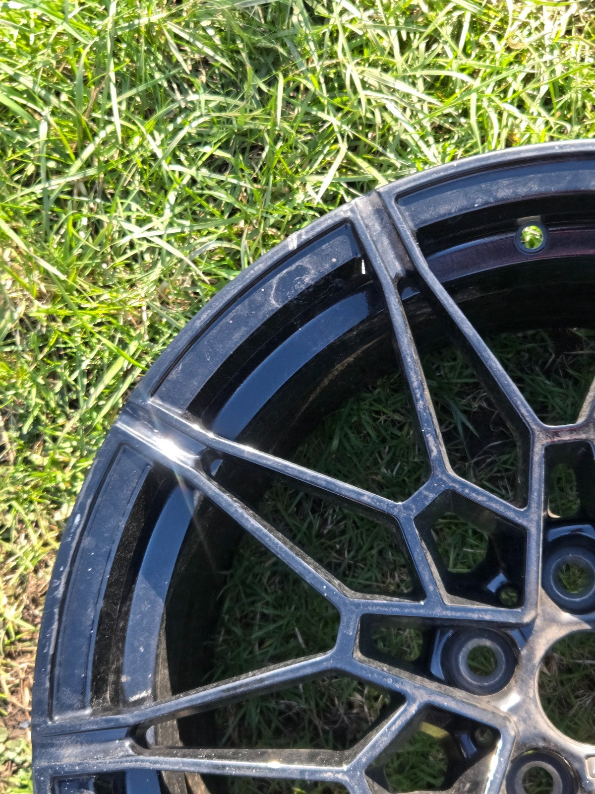2021-2026 BMW M3 G80 OEM 19X9.5 M SPORT MULTISPOKE WHEEL RIM BLACK 8093836