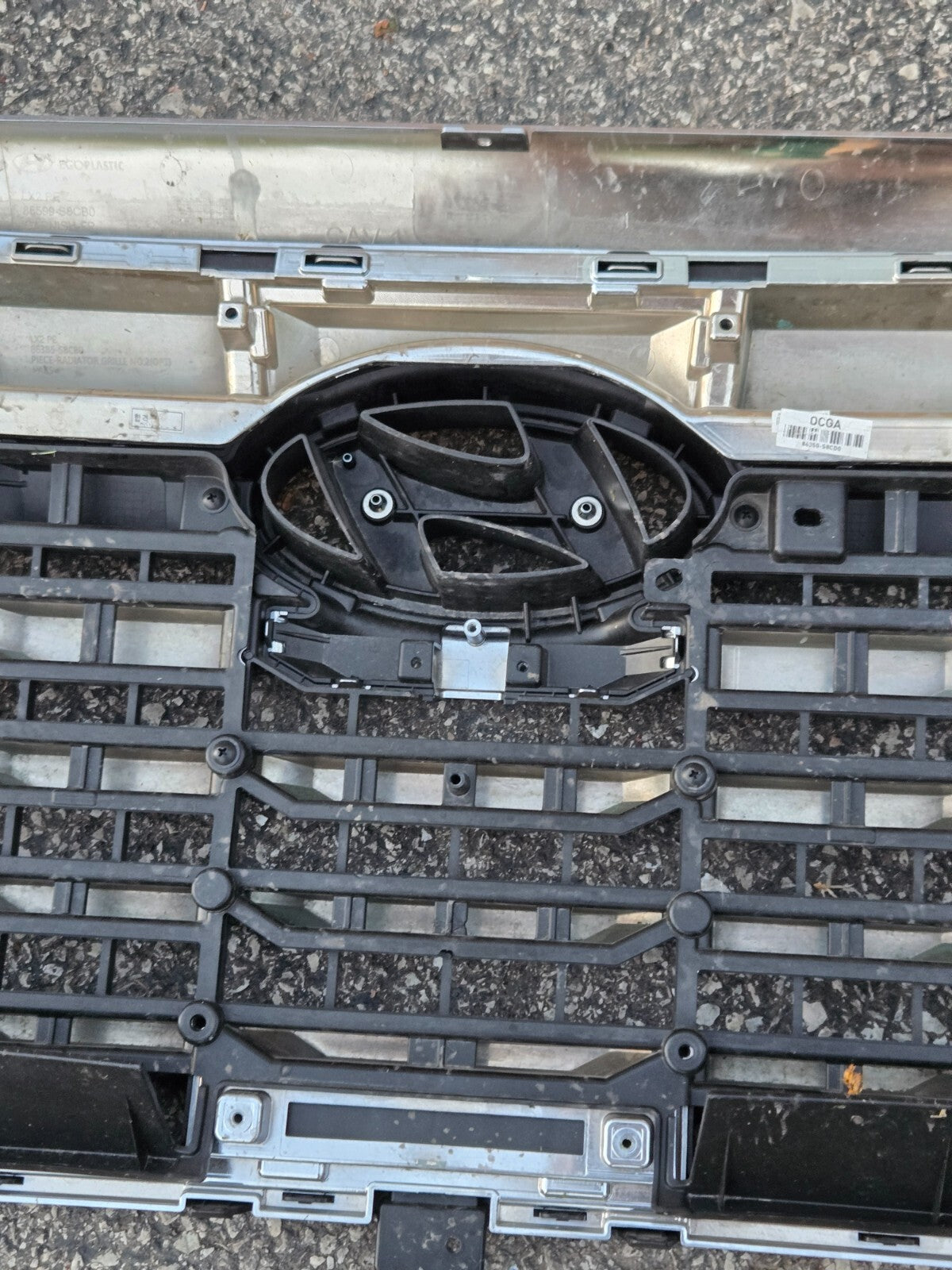 2023 2024 HYUNDAI PALISADE GRILLE OEM FRONT CENTER GRILL W/O CAMERA 86599-S8CB0