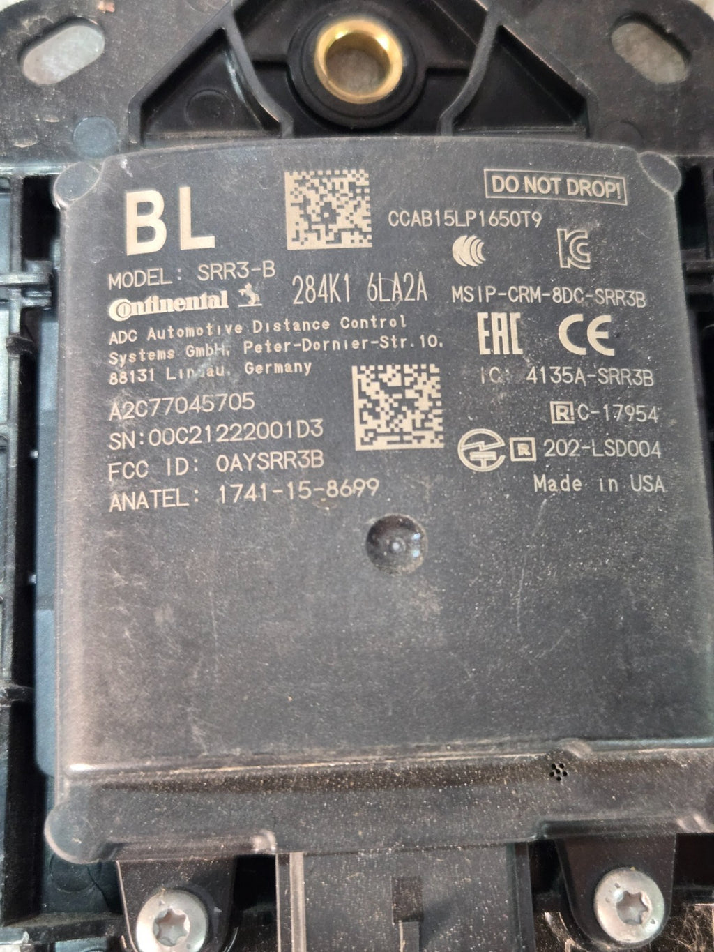 2020-2022 Nissan Sentra Blind Spot Radar Distance Sensor Mod 284K1-6LA2A OEM BL