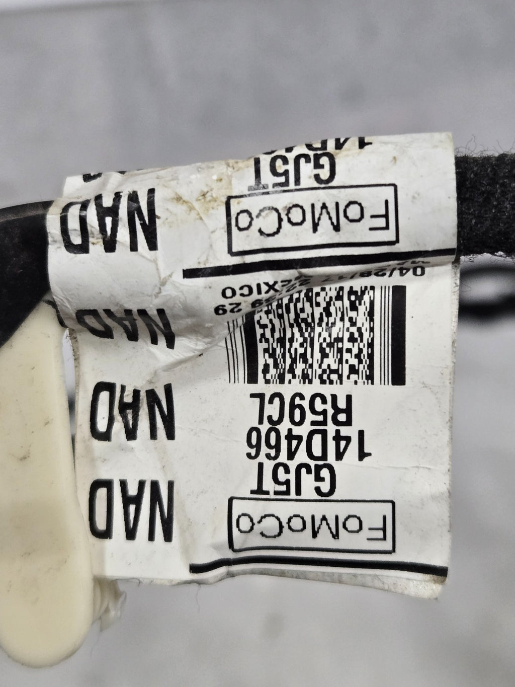 2017 - 2019 Ford Escape Rear Tailgate Wire Wiring Harness GJ5T-14D466-R59CL OEM