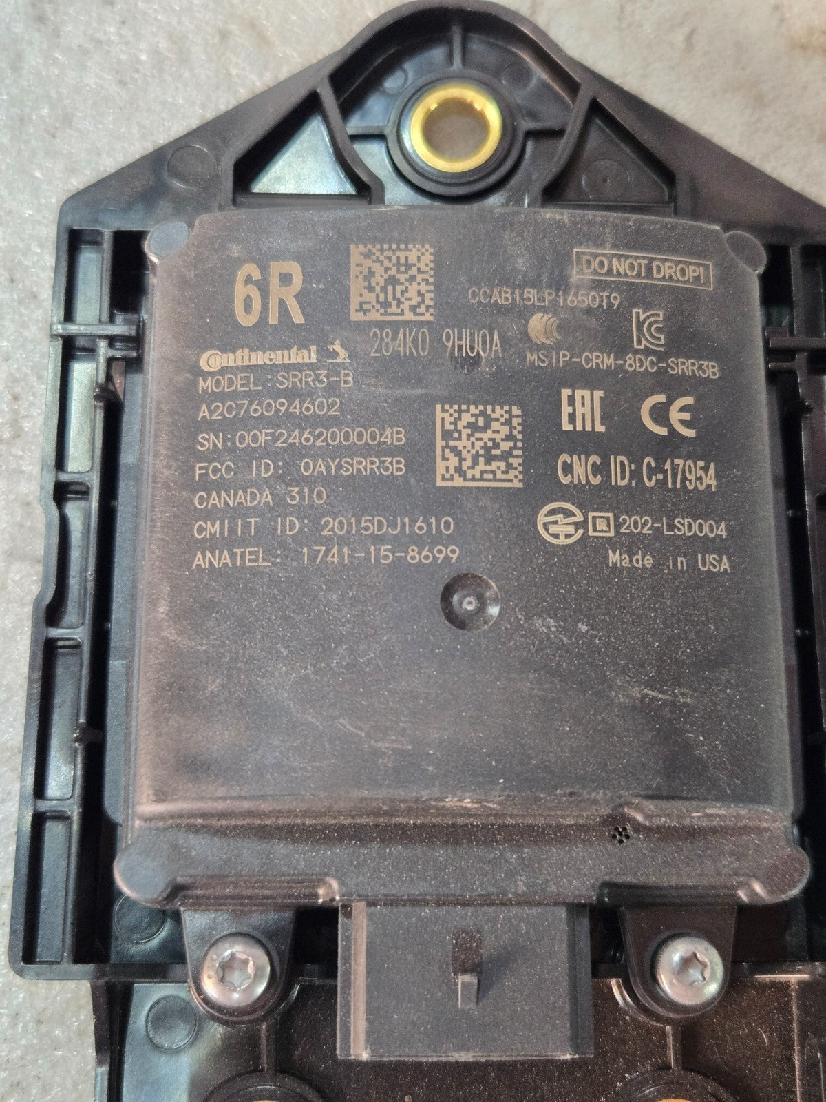 2017-2020 NISSAN REAR BLIND SPOT SENSOR MONITOR RADAR OEM 284K0-9HU0A 6R