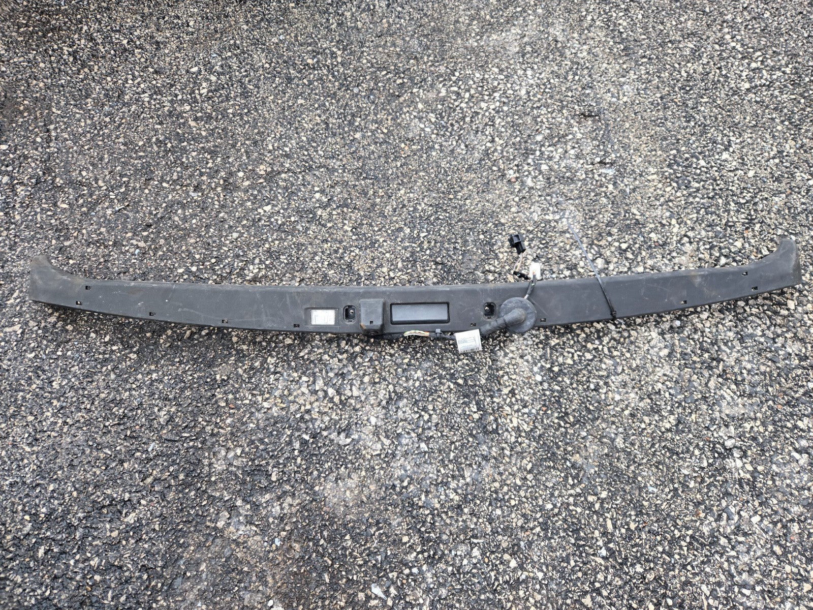2025-26 BMW X3 M50 Liftgate Trunk Lid Applique Trim License Light W/ Camera OEM