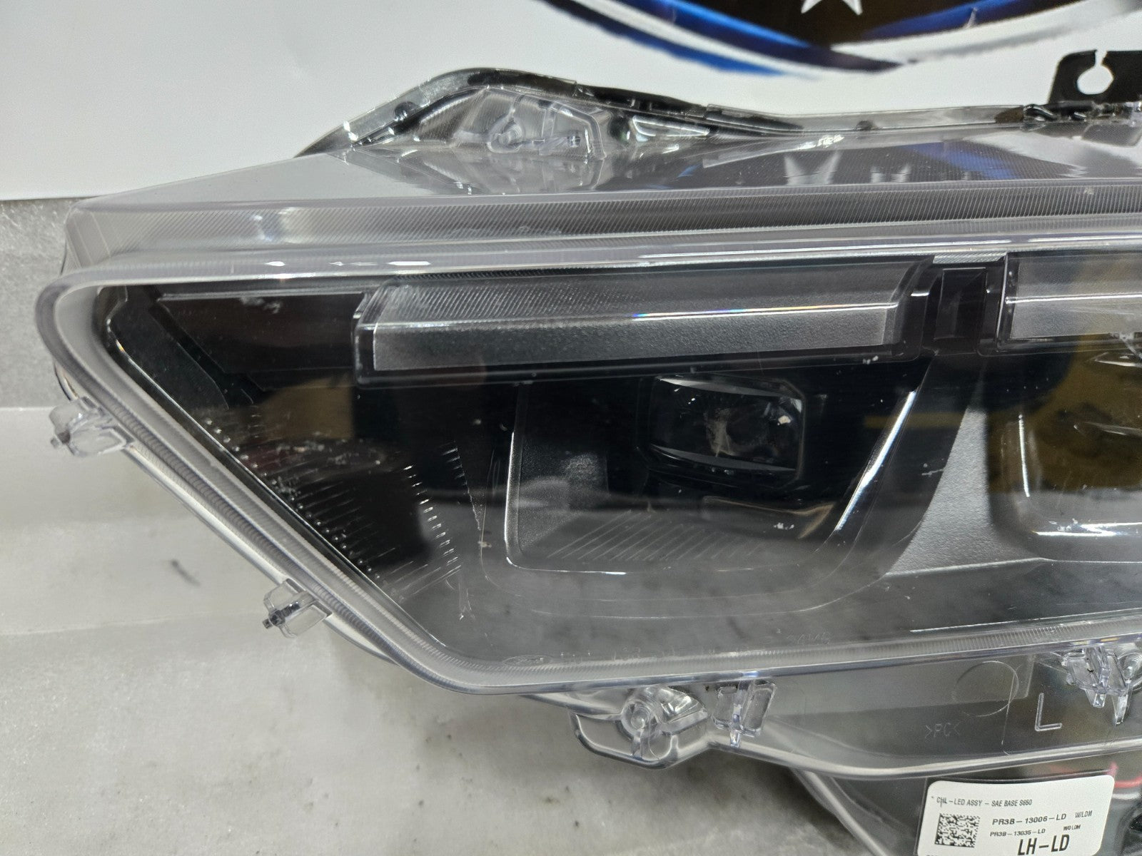 2024 2025 2026 Ford Mustang LED Headlight LH Left Driver Black PR3B-13006-LD OEM