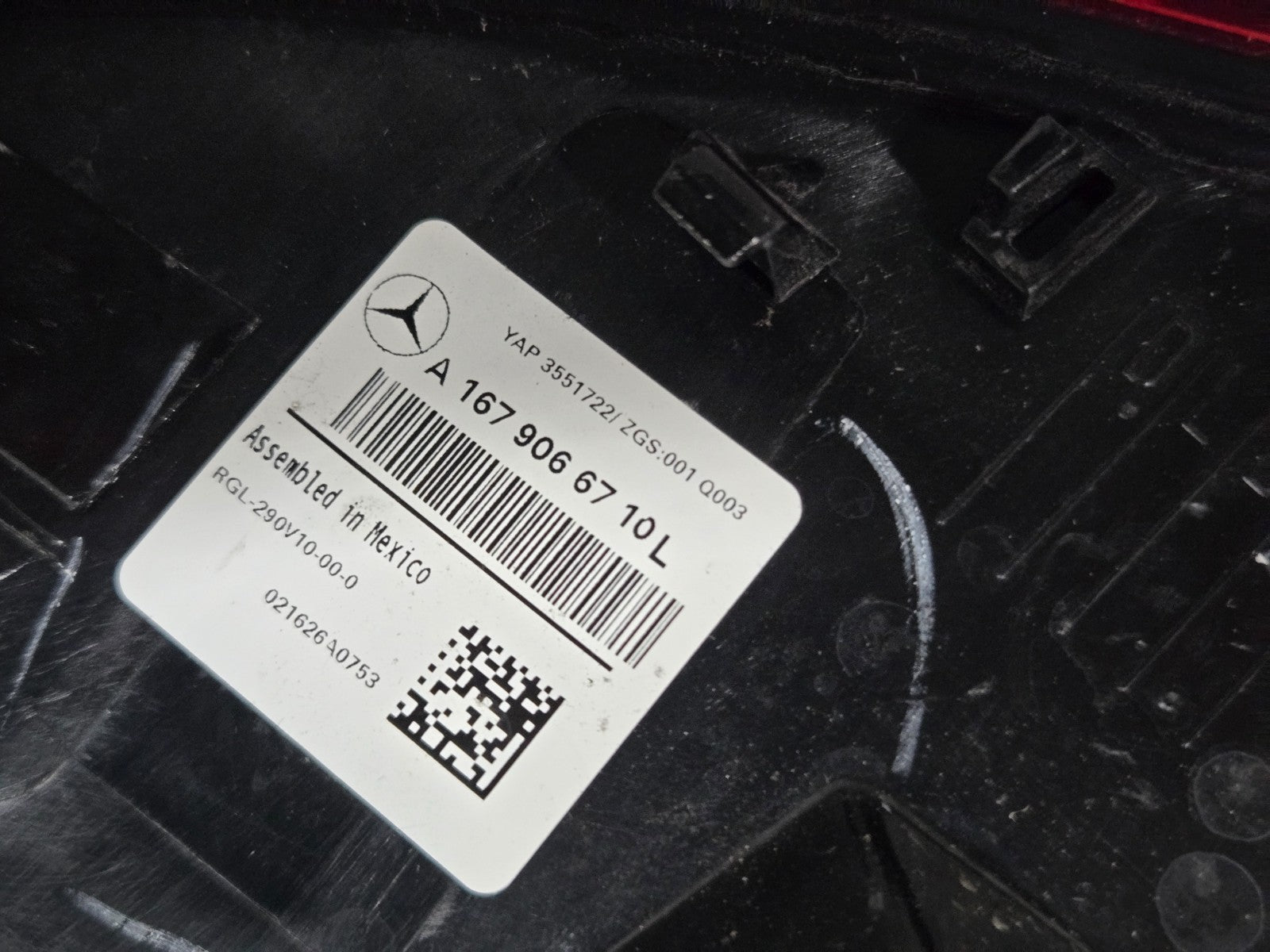2024-2026 Mercedes Benz GLE350 GLE450 Left Driver LED Taillight A1679066710 OEM