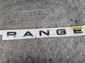 RANGE ROVER TRUNK BADGE EMBLEM OEM JK62-407A74-CA "RANGE" ONLY NEW