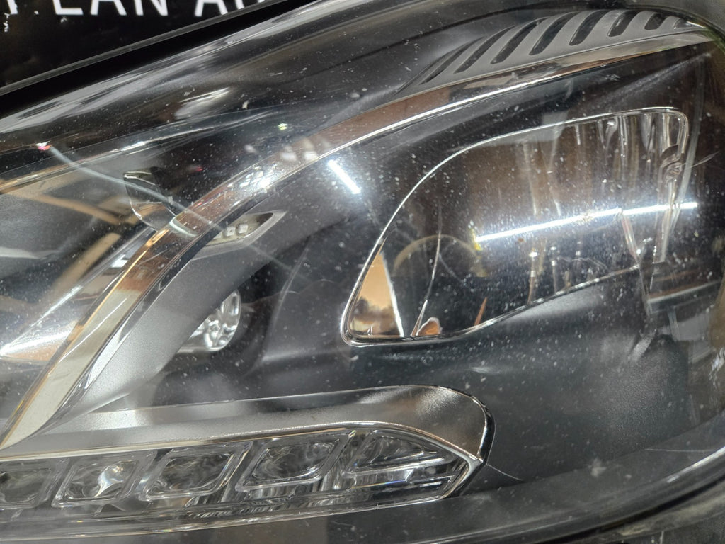 2014 2015 2016 Mercedes Sedan E350 Left LH Driver Headlight Static LED OEM