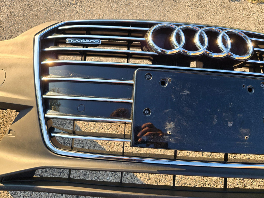 2016 2017 2018 AUDI A7 QUATTRO FRONT BUMPER NEAR COMPLETE OEM 4G8807437AH
