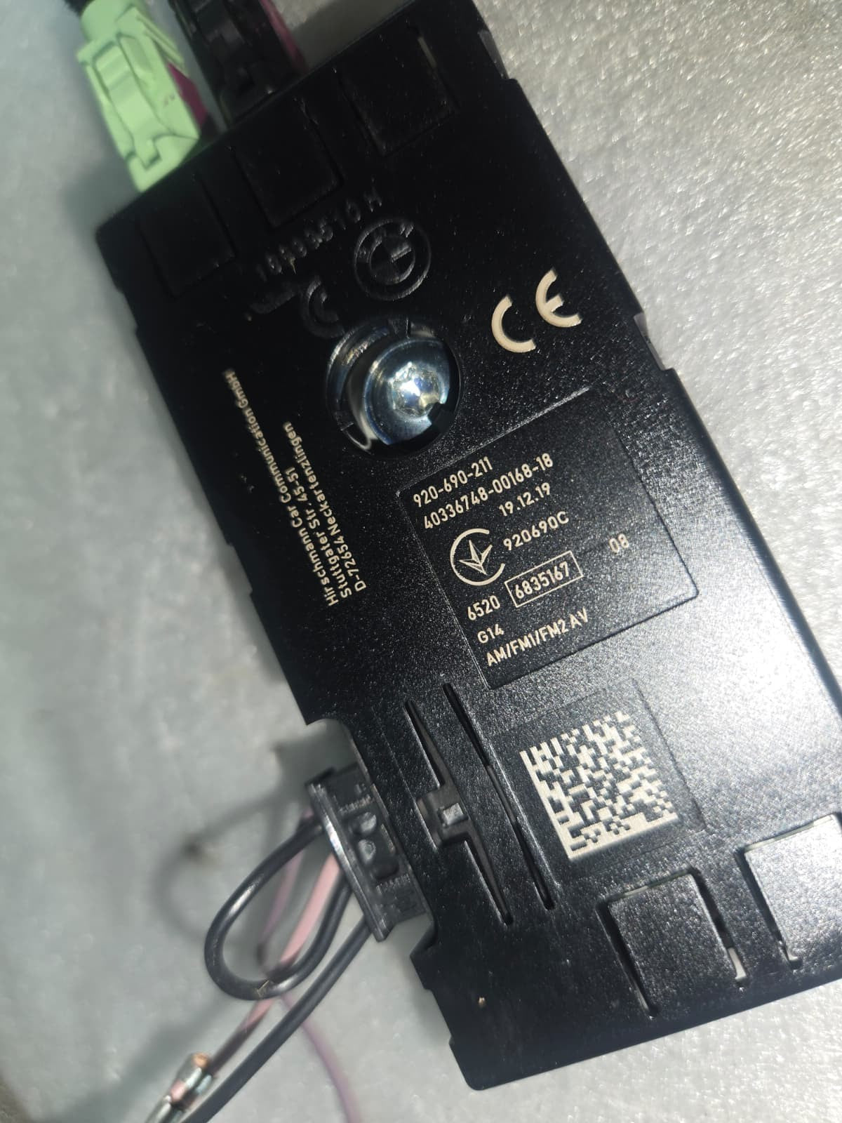2019-2022 BMW F91 M8 G14 8-SERIES CONVERTIBLE ANTENNA AMPLIFIER FM/AM OEM