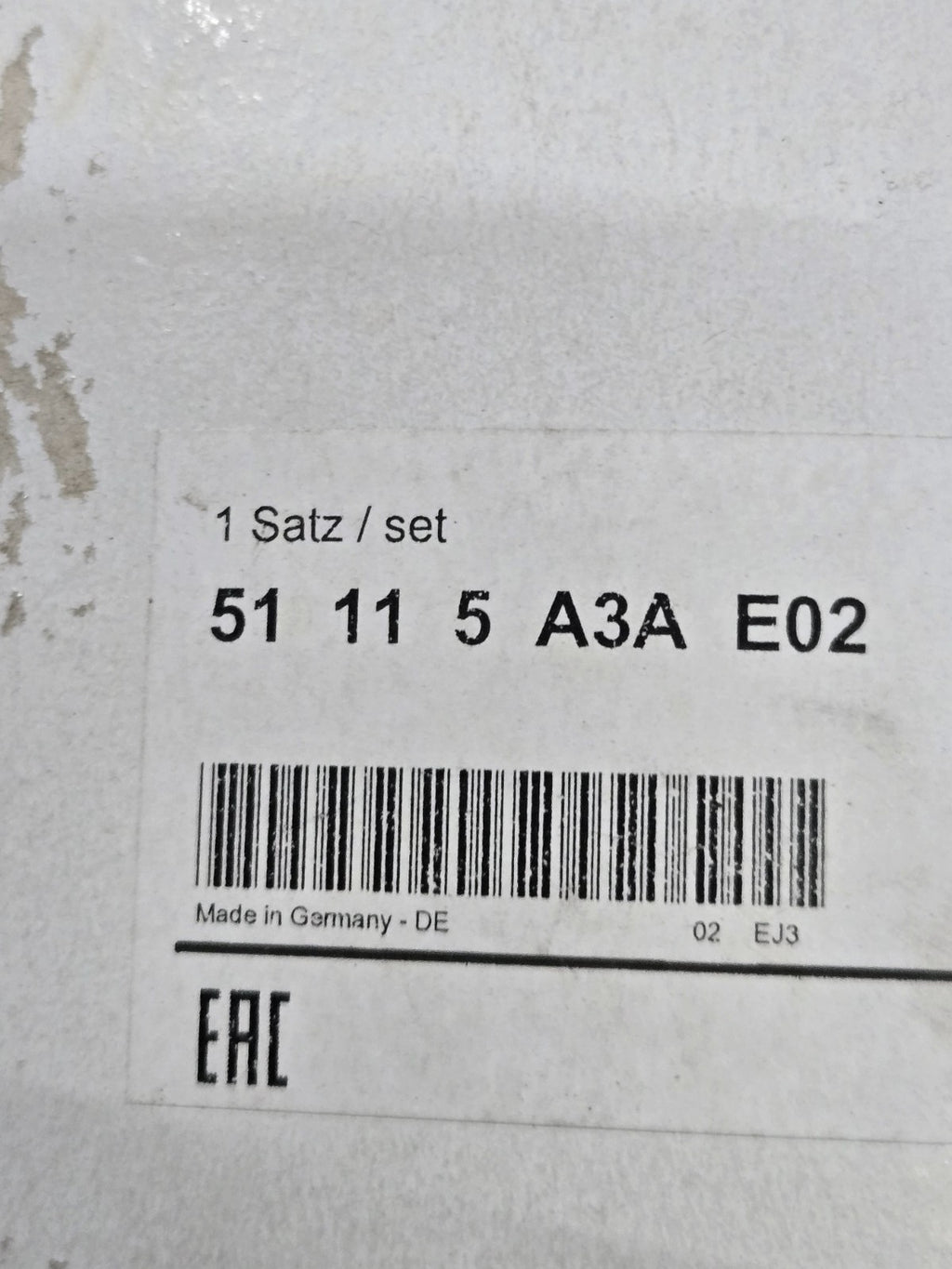 BMW iX 2022-2023 Set of 4 Left/Right Sensor Outer Mounting Set 51115A3AE02 OEM