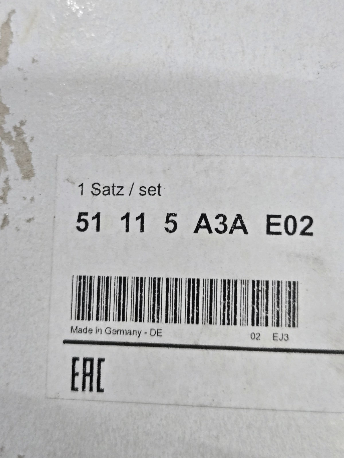 BMW iX 2022-2023 Set of 4 Left/Right Sensor Outer Mounting Set 51115A3AE02 OEM