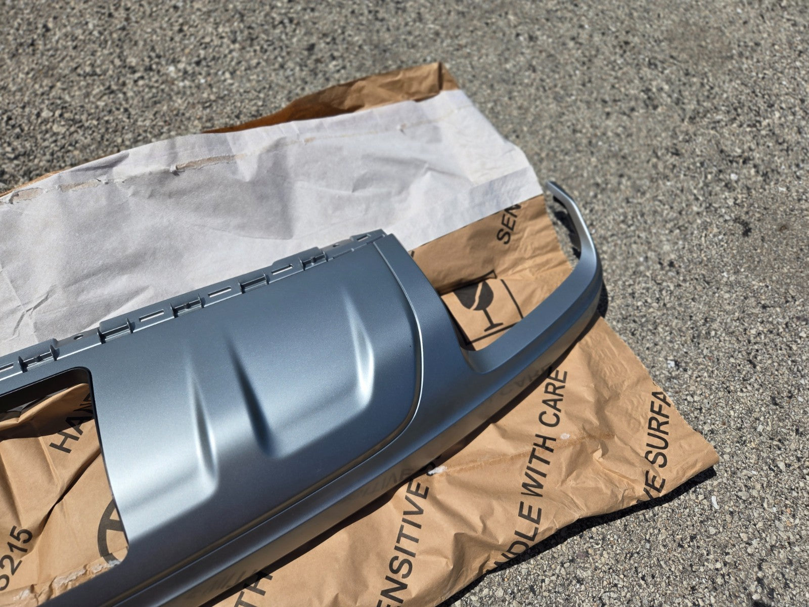 2016-2019 AUDI Q7 - REAR Bumper Lower Valance 4M0807434J OEM NEW