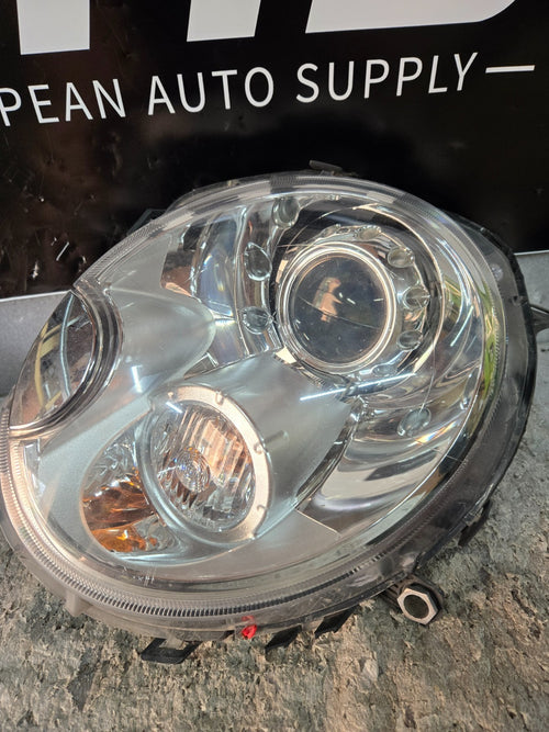 2007-2015 Mini Cooper Xenon HID Headlight LH Left Driver Chrome OEM LE05F6141
