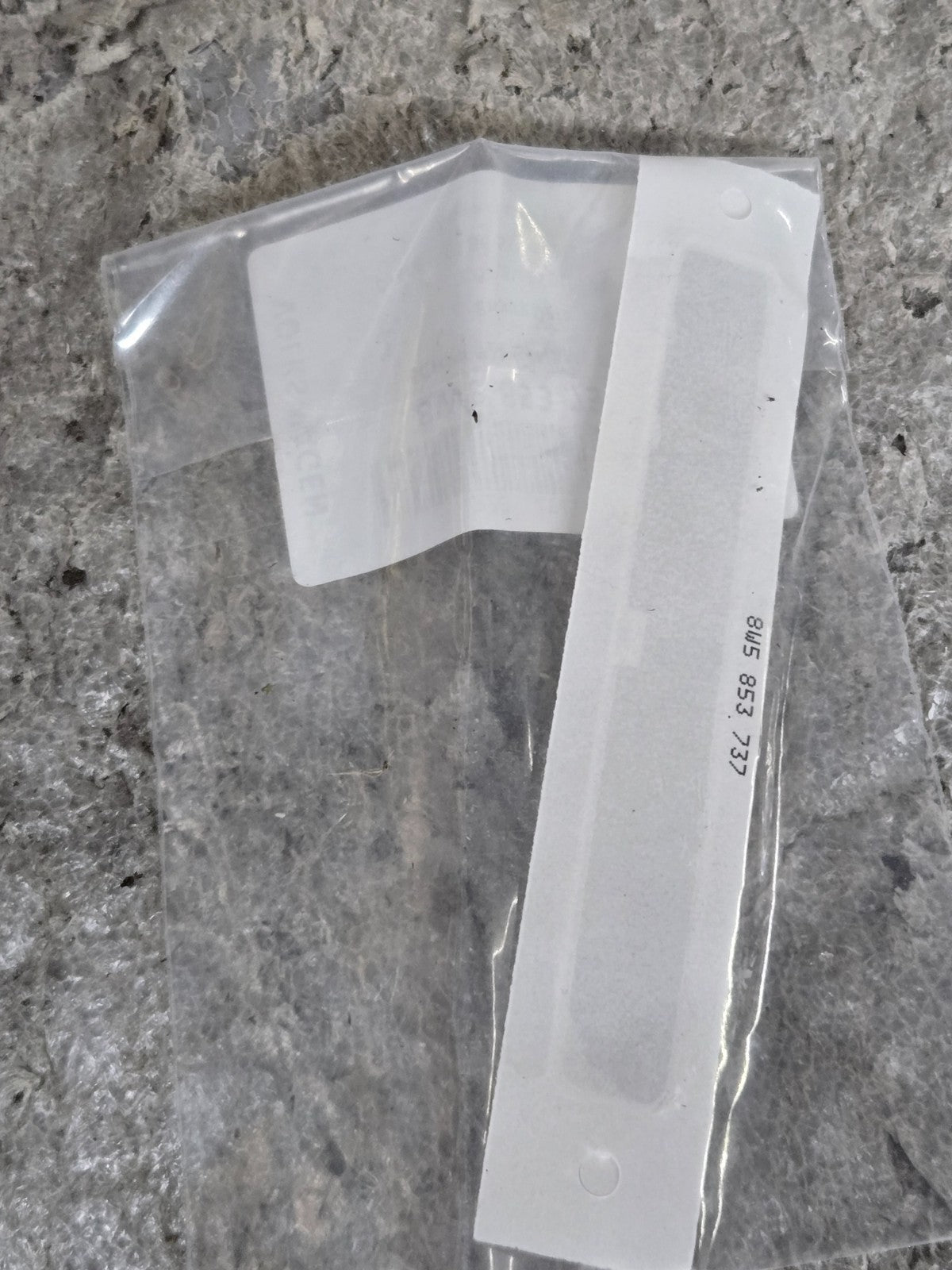 Genuine Audi Quattro Name Plate Emblem 8W5-853-737-2ZZ OEM NEW