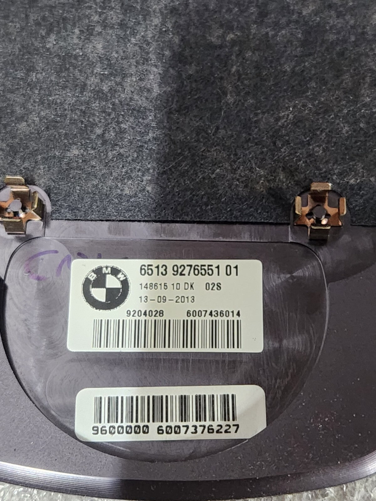 BMW B7 F01 F02 M6 F06 F12 640i 650i Center Dash Loud Speaker Bang&Olufsen OEM