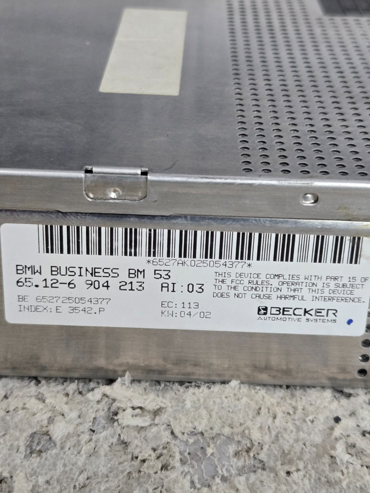 97/06 BMW E39 E46 E53 X5 540I 330XI BUSINESS RADIO RECEIVER TUNER MODULE BM 53