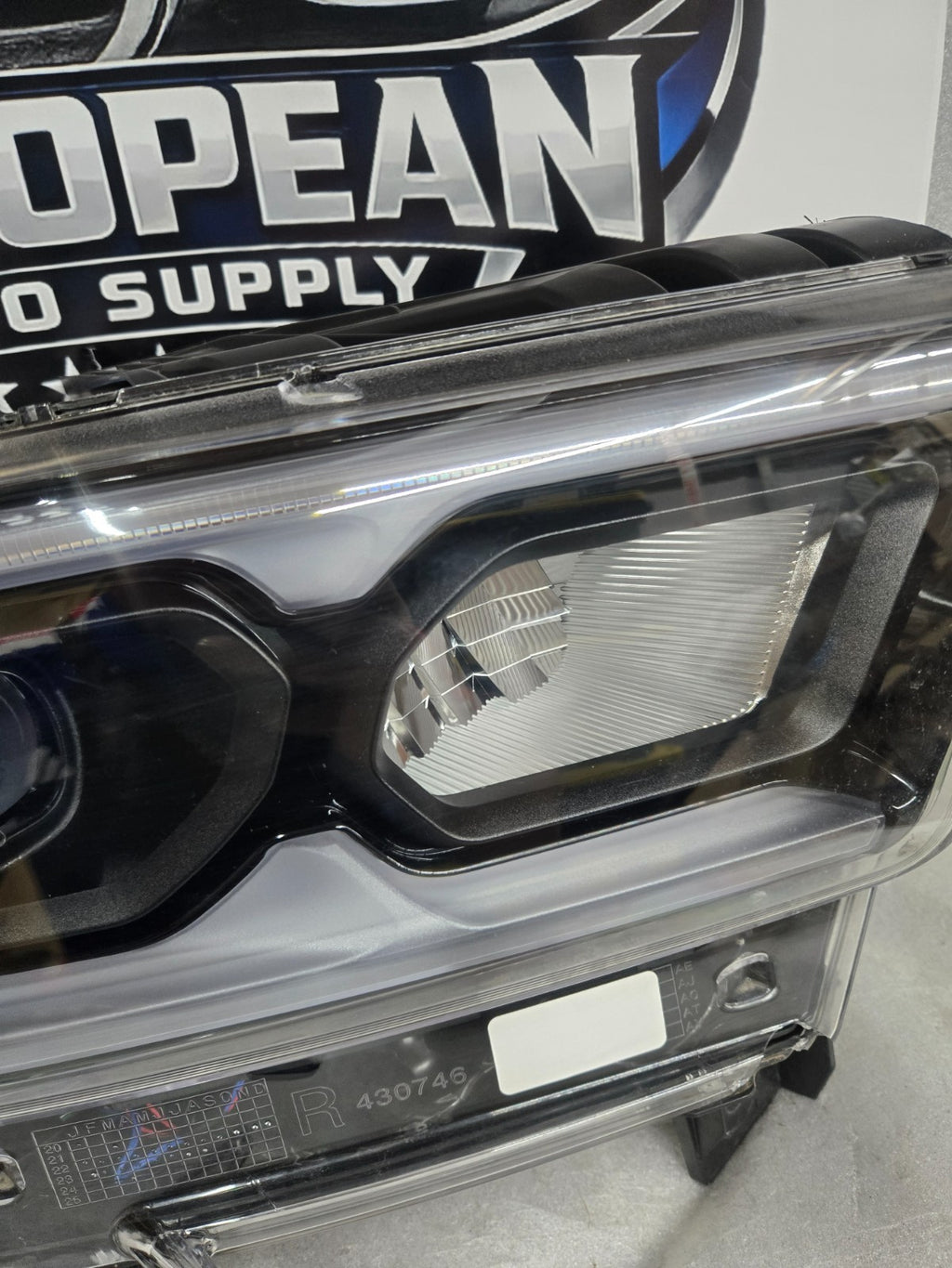 2021-2025 DODGE DURANGO PREMIUM FULL LED BLACK RIGHT RH HEADLIGHT OEM 68433782AE