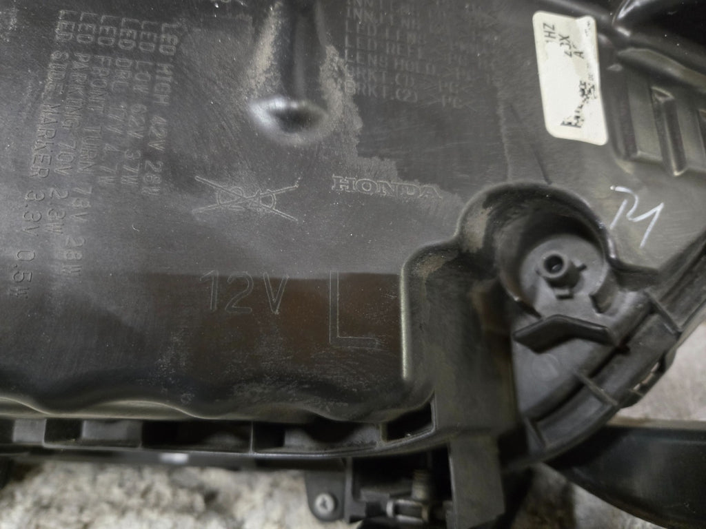 2018 2019 2020 ACURA TLX FULL LED Headlight Left LH COMPLETE OEM w/ Bracket