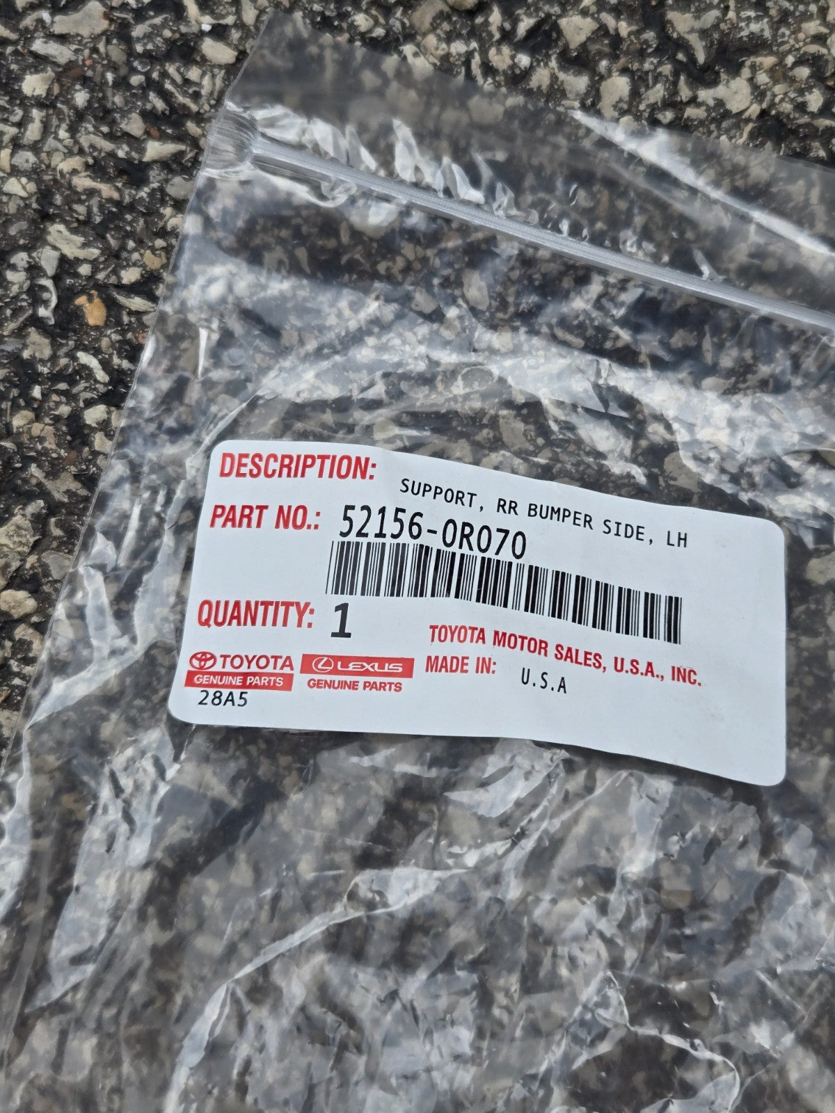 Genuine Toyota Side Support 52156-0R070 NEW OEM