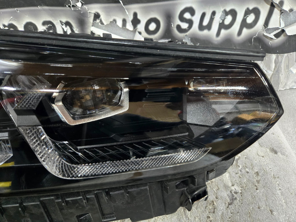 2022 2023 BMW X3 X4 G01 G02 RIGHT PASSENGER FULL LED HEADLIGHT SHADOWLINE OEM