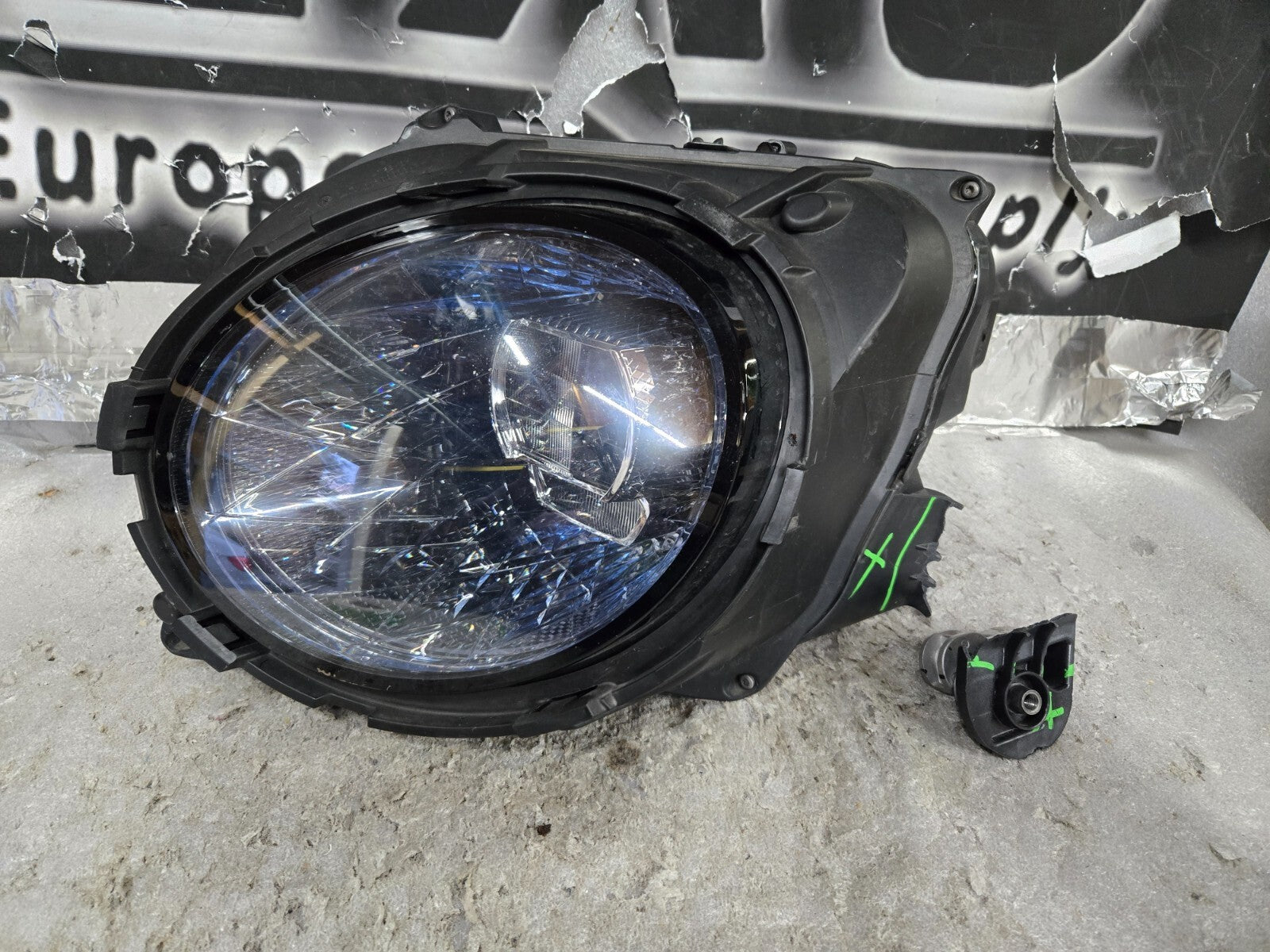 2019-2022 BENTLEY CONTINENTAL GT GTC LED HEADLIGHT LEFT DRIVERS 3SD941005P OEM