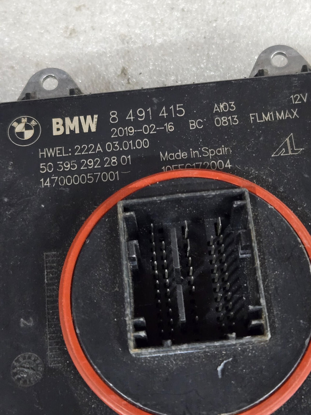 BMW 5 7 Series G30 G32 G11 G12 LED Headlight Control Module 8491415 OEM Genuine