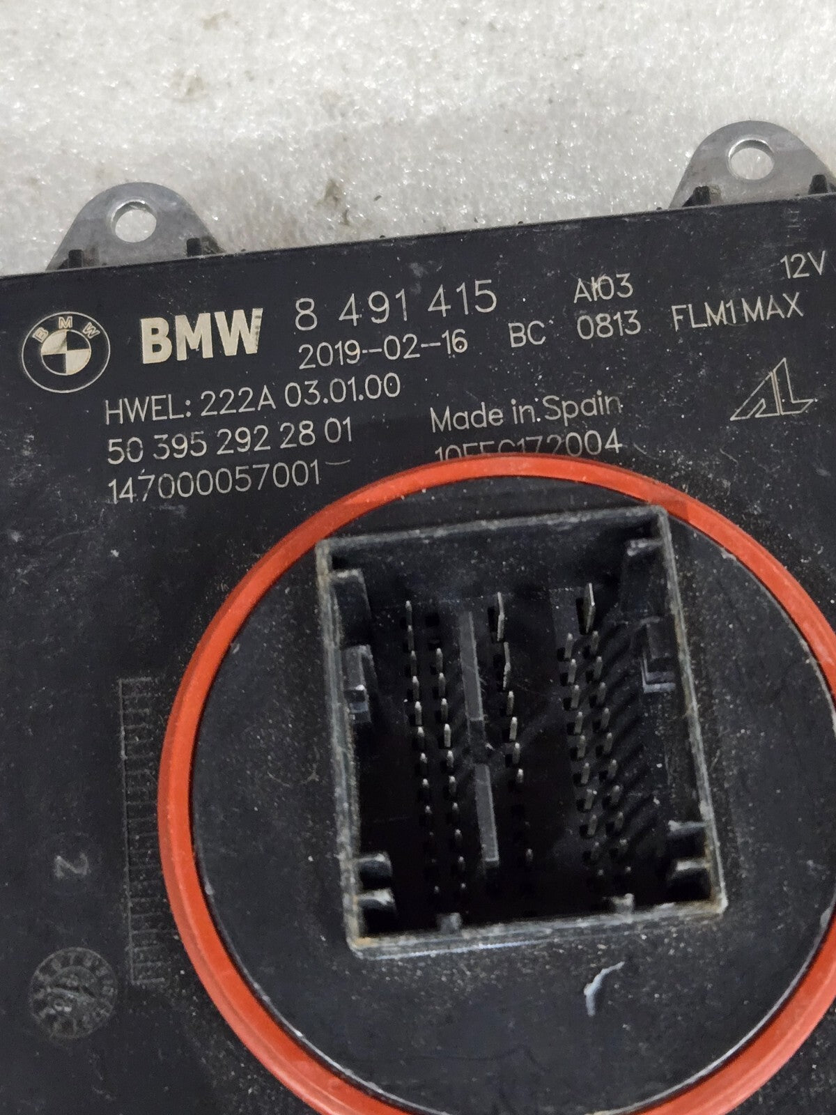 BMW 5 7 Series G30 G32 G11 G12 LED Headlight Control Module 8491415 OEM Genuine