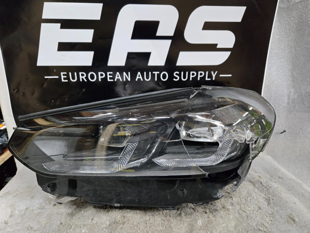 2022 2023 BMW X3 X4 G01 G02 Headlight Full LED Front Left Driver Black OEM