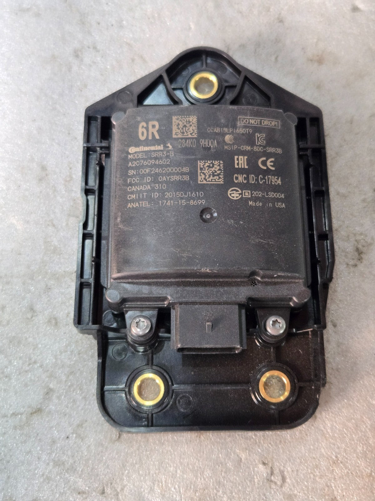 2017-2020 NISSAN REAR BLIND SPOT SENSOR MONITOR RADAR OEM 284K0-9HU0A 6R
