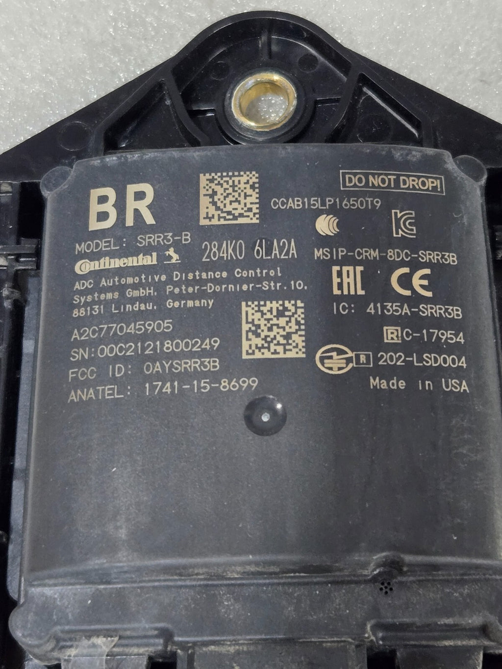 20-22 NISSAN SENTRA REAR RIGHT BLIND SPOT RADAR SENSOR & BRACKET 284K06LA2A OEM