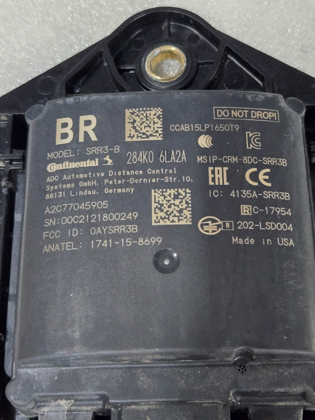 20-22 NISSAN SENTRA REAR RIGHT BLIND SPOT RADAR SENSOR & BRACKET 284K06LA2A OEM