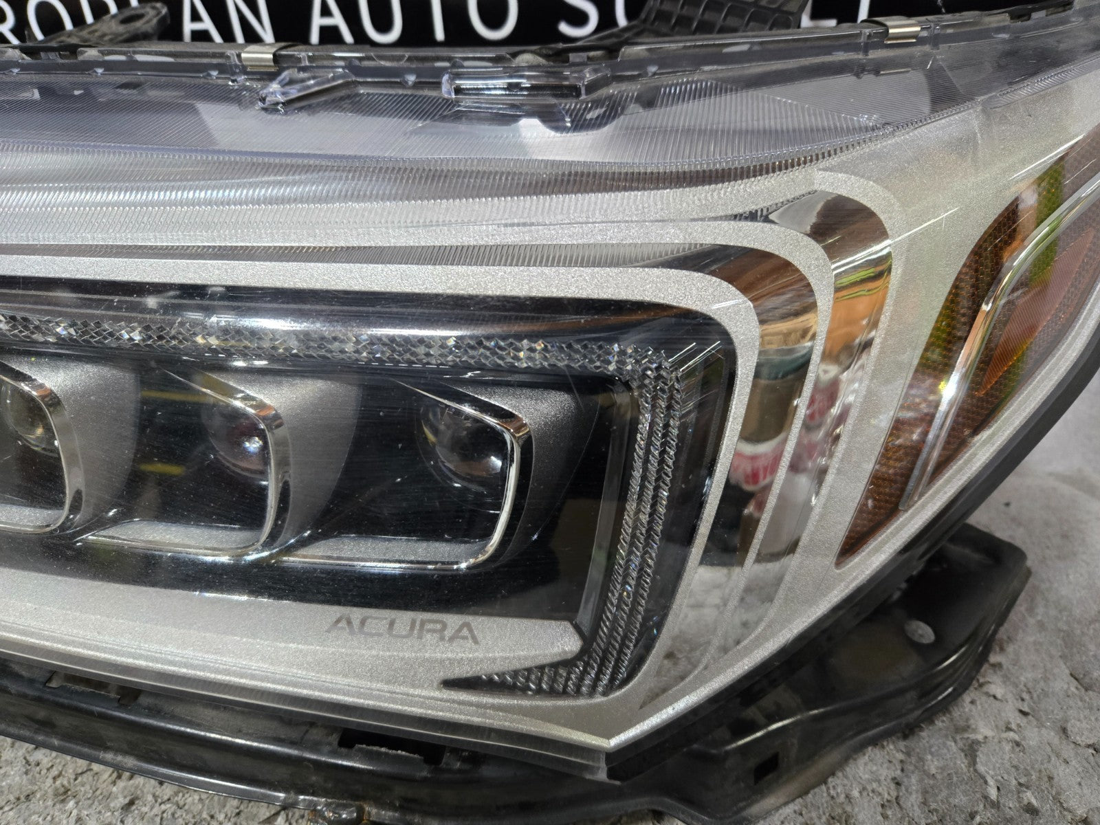 2018 2019 2020 ACURA TLX FULL LED Headlight Left LH COMPLETE OEM w/ Bracket