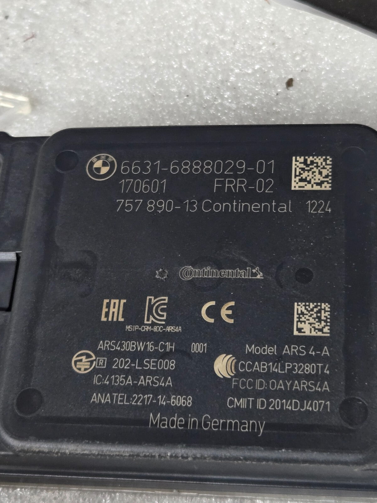 OEM BMW Radars Sensor Front G01 G02 G11 G30 G31 F90 G32 6631-6888029-01 75789013