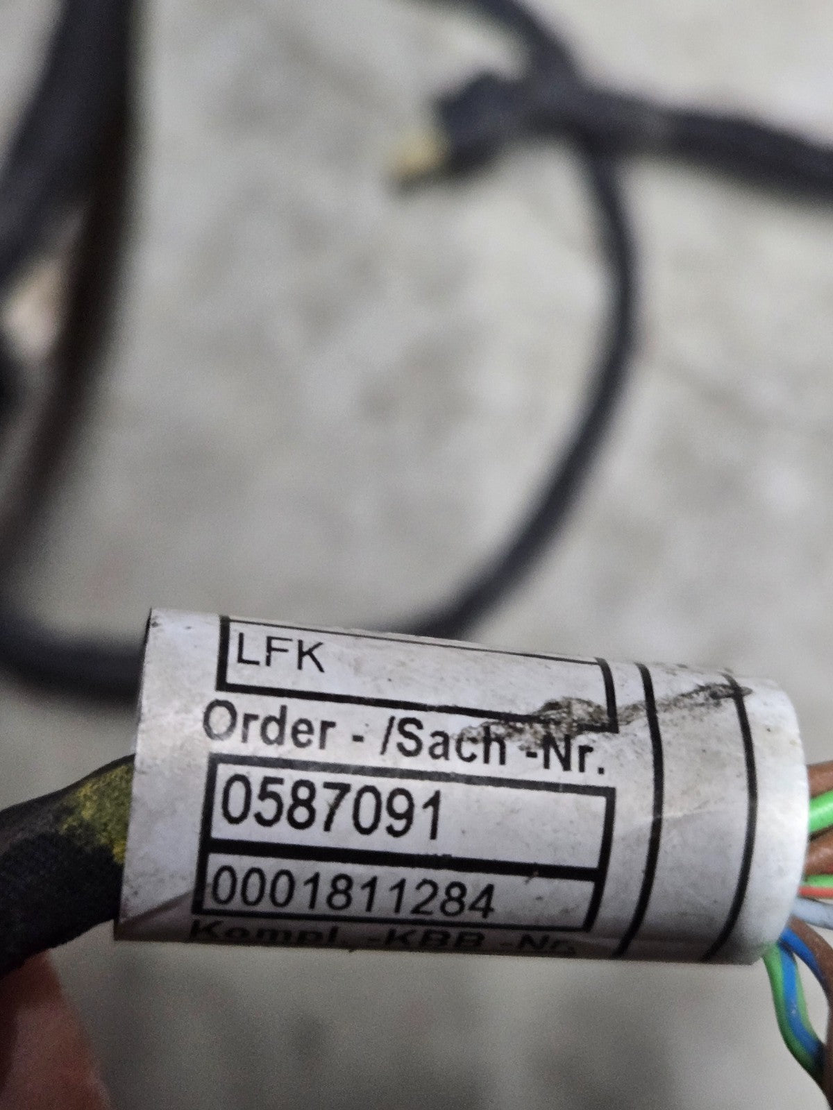 2017 2018 BMW 5 Series G30 G31 G38 Other Harness Wiring Loom 8802342 OEM 111078