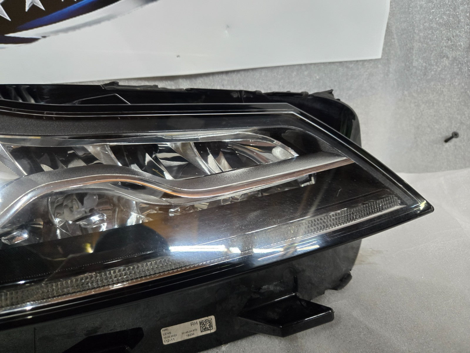 2016-2020 Jaguar XF F-Pace RH Passenger Full LED Headlight OEM GX63-13W029-RE