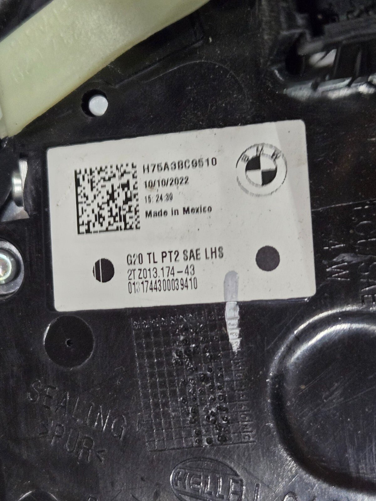 2019-2023 BMW 3 SERIES G20 LEFT LH DRIVER INNER LED TAILLIGHT 2TZ013174 OEM