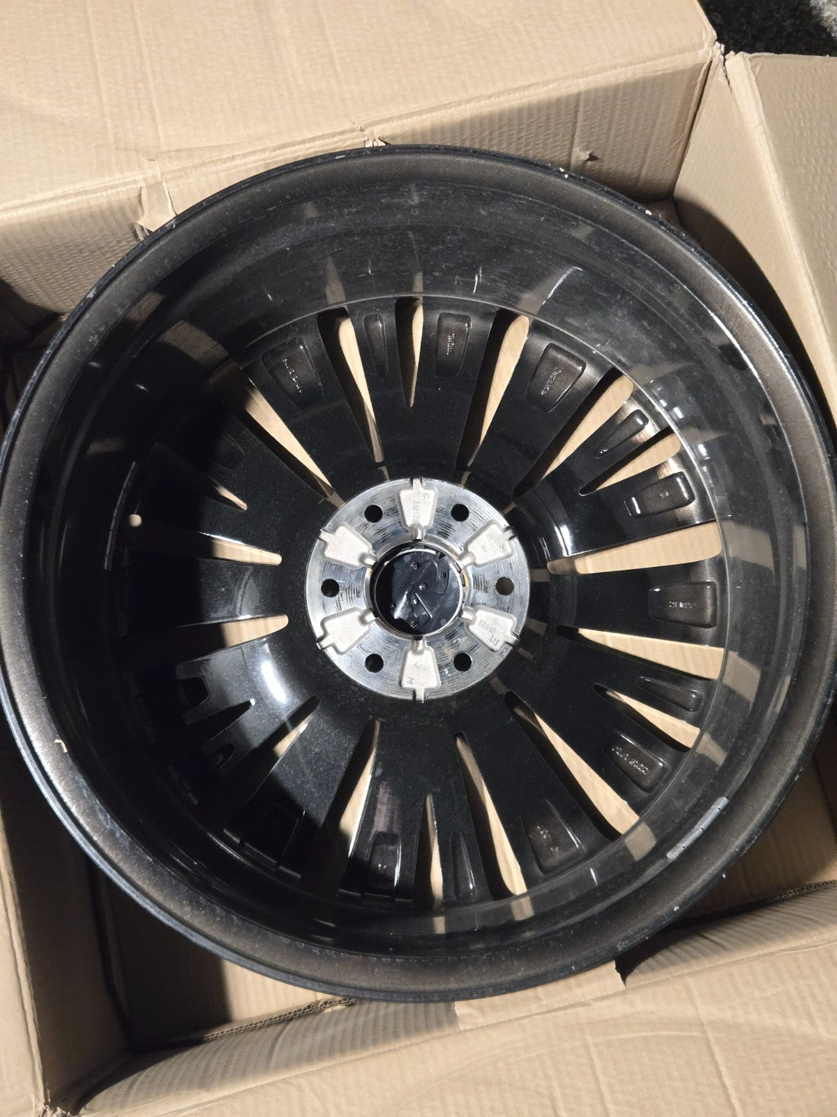 Infiniti QX80 4030S-IP228B IP 22X8 BLACK MONOGRAM WHEEL RIM OEM