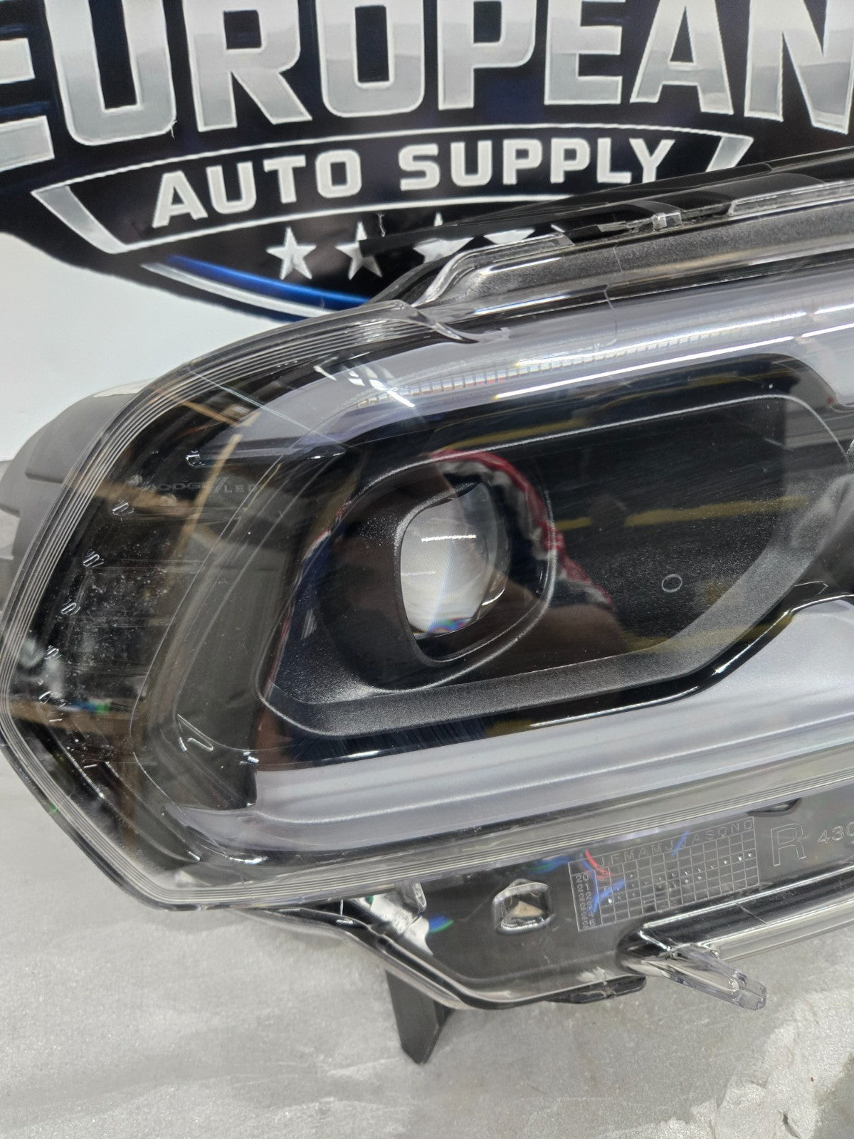 2021-2025 DODGE DURANGO PREMIUM FULL LED BLACK RIGHT RH HEADLIGHT OEM 68433782AE