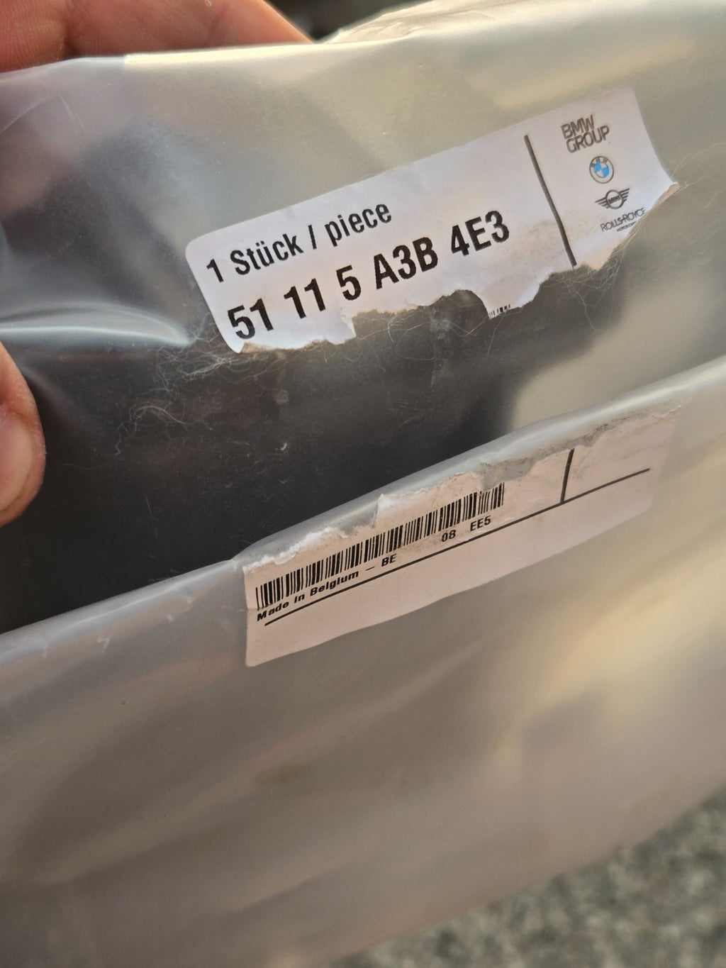 2025 2026 Mini Cooper F66 Upper Shutter 51115A3B4E3 NEW OEM GENUINE