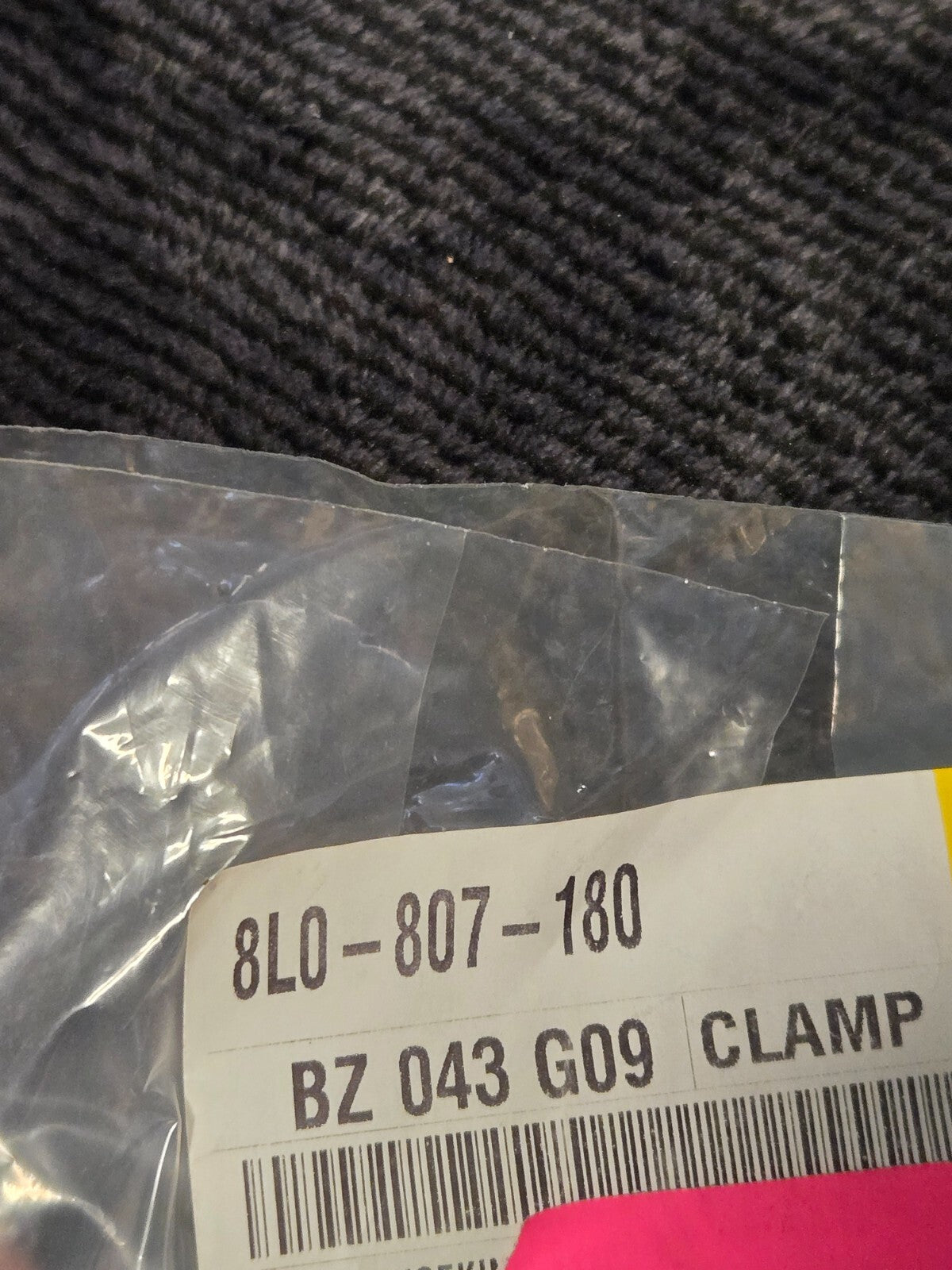 Genuine Audi Nameplate Clip Clamp 8L0-807-180 OEM