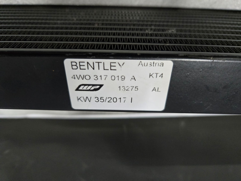 BENTLEY Continental GT GTC Transmission Gear Oil Cooler Radiator 4W0317019A OEM