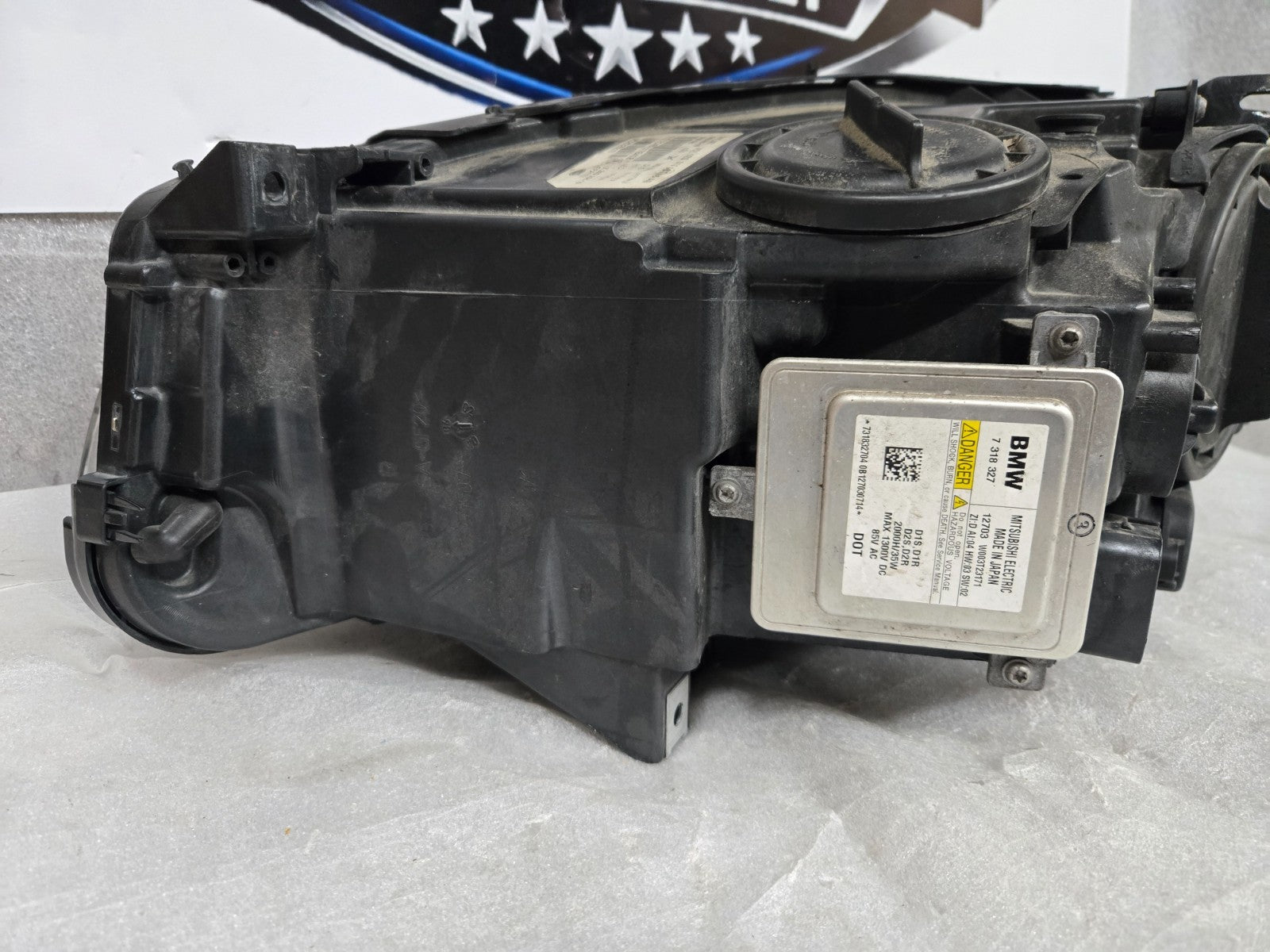 2011-2013 BMW F10 M5 535i 550i RH Right Xenon Headlight OEM Complete 7203256