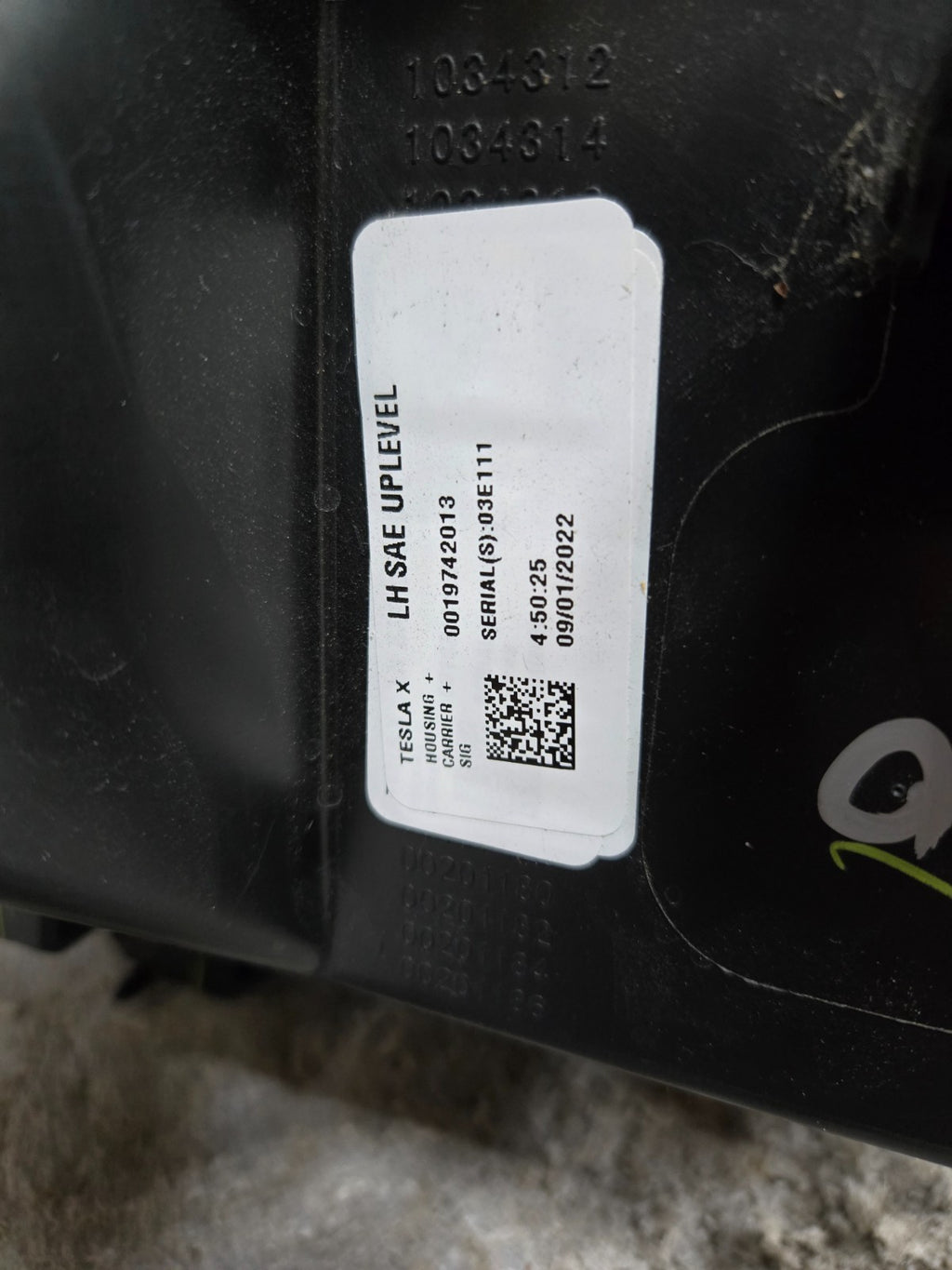 2016-2023 Tesla Model X UP LEVEL LED Headlight L Left Driver Side OEM W/Module