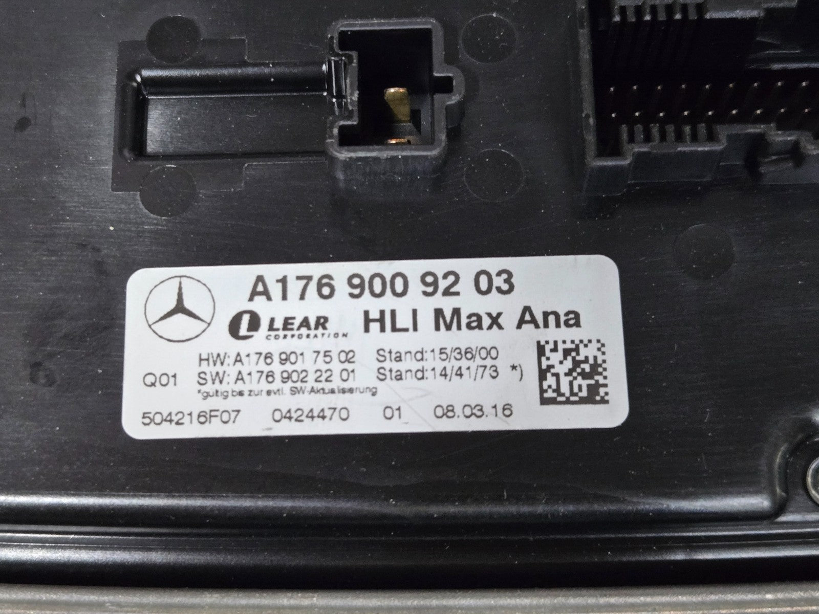 2012-2020 Mercedes SL LED Headlight Module Ballast OEM A1769009203 GENUINE USED 