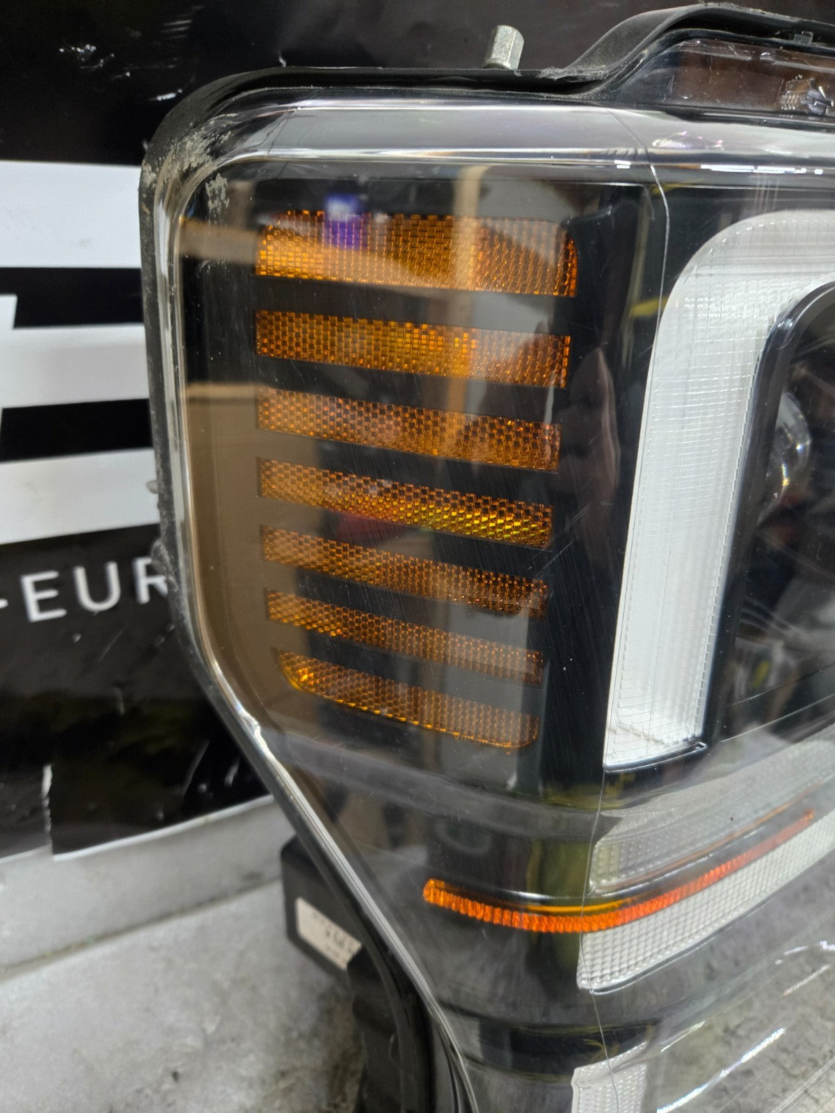 2020-2022 Ford F250 F350 Passenger Right RH LED Black Headlight OEM LC3J13E014AE